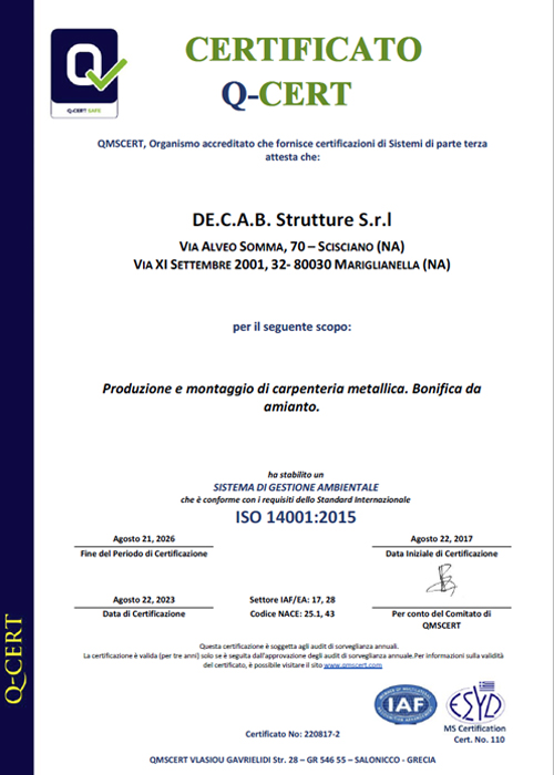 DE.C.A.B. Strutture Srl